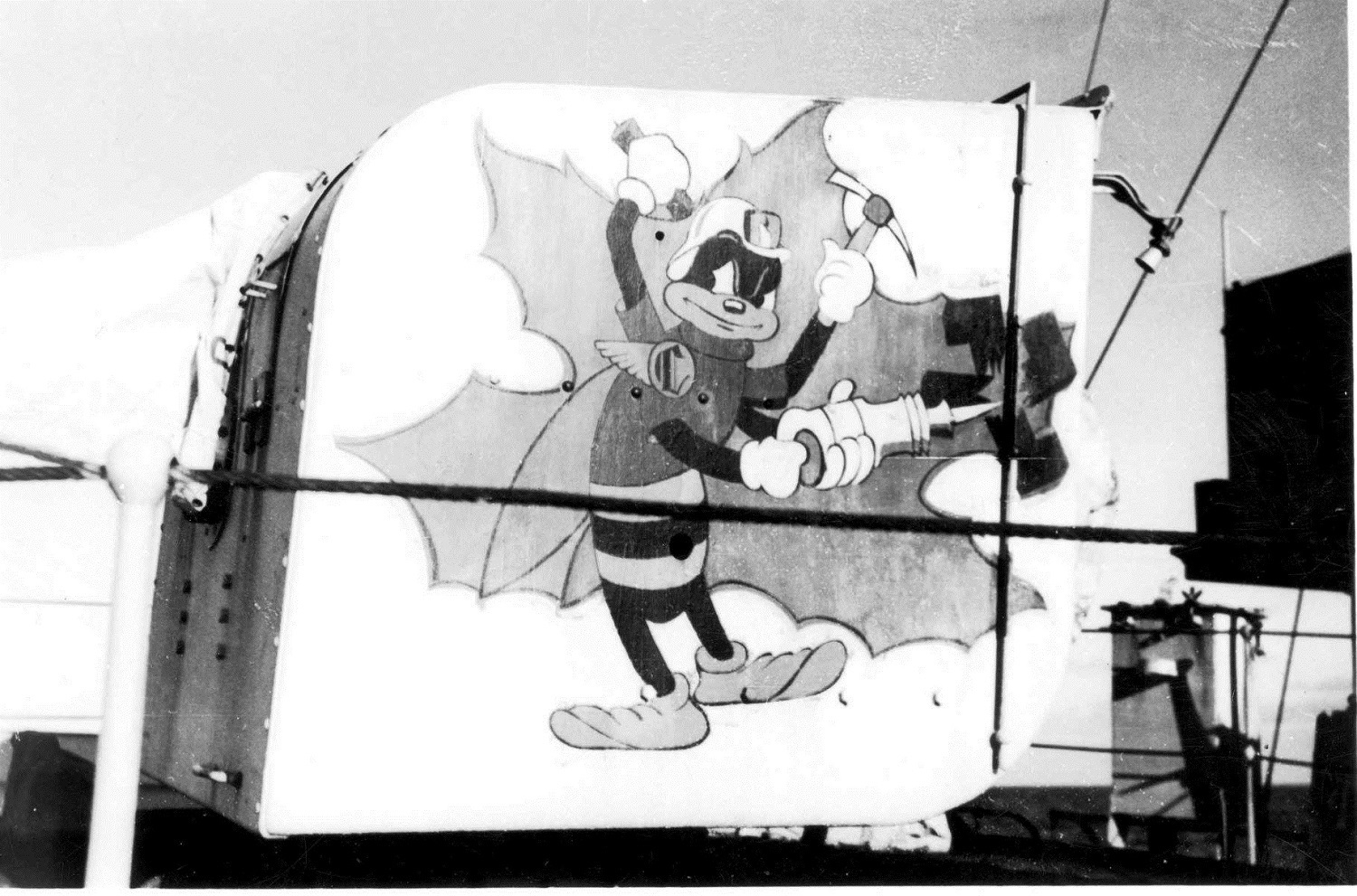 May be a black-and-white image of airship